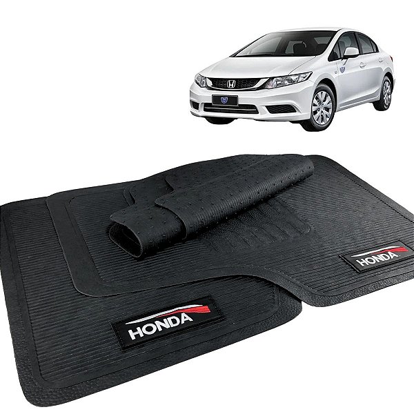 Jogo Tapete Automotivo Borracha  Honda New Civic 2014/2016