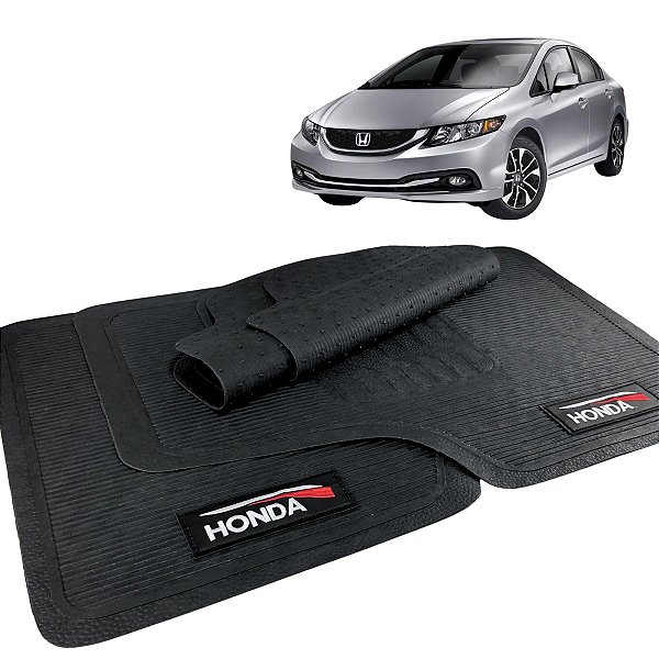 Jogo Tapete Automotivo Borracha  Honda New Civic 2007/2013