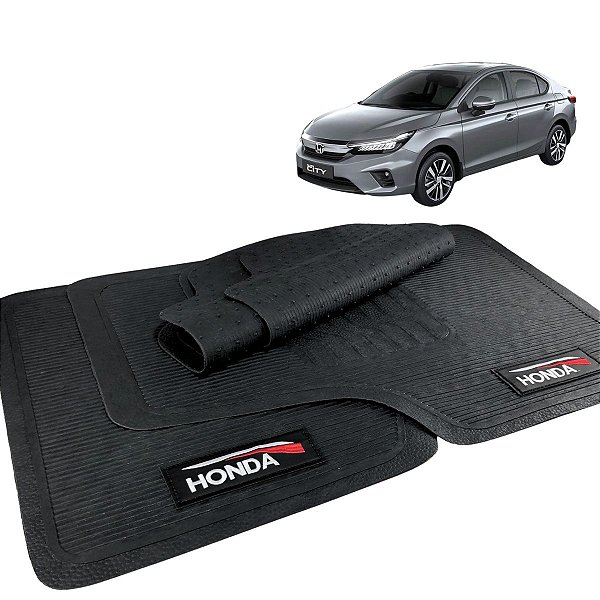 Jogo Tapete Automotivo Borracha  Honda City Sedan 2022/2025