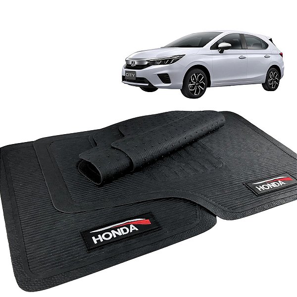Jogo Tapete Automotivo Borracha  Honda City Hatch 2022/2025