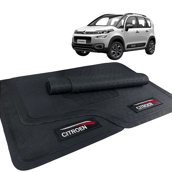 Jogo de Tapete Citroen AirCross 2010 a 2020 Borracha