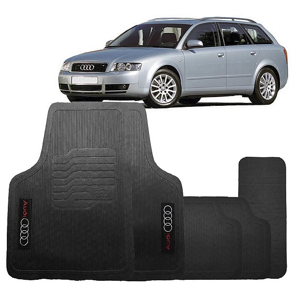 Jogo Tapete Audi A4 1999 a 2006 Borracha Com Logo