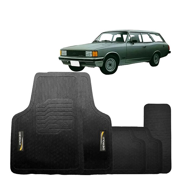 Jogo Tapete Caravan 1974 a 1992 Borracha com Logo