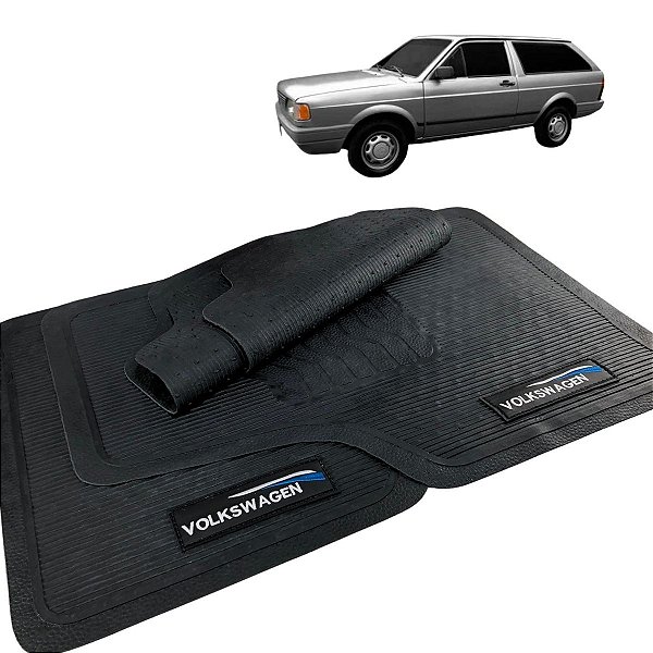 Jogo Tapete Parati Quadrada G1 1982 a 1996 Borracha com logo