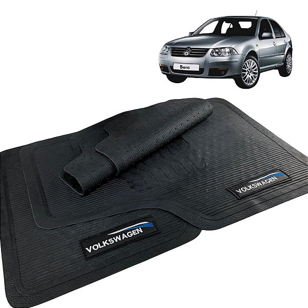 Jogo Tapete Bora 2008 2009 2010 Borracha com Logo VW