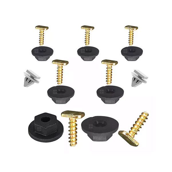 KIT Parafuso Bucha 12pç Moldura Para Lama Corsa Montana
