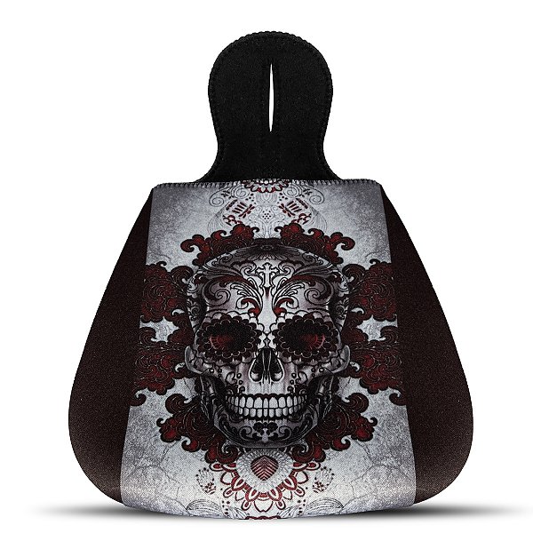 Porta Lixo Lixeirinha Lixinho para Carro em Neoprene Skull