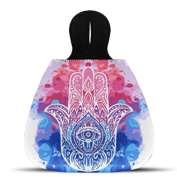 Porta Lixo Lixeirinha Lixinho para Carro em Neoprene Hamsa