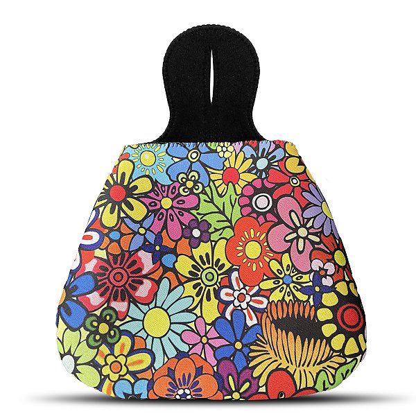 Porta Lixo Lixeirinha Lixinho para Carro em Neoprene Primavera