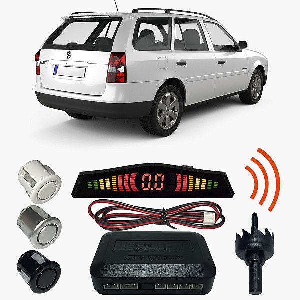 Sensor Estacionamento Ré Parati com Display 4 pontos