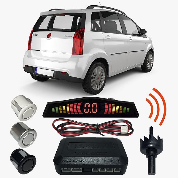 Sensor Estacionamento Ré Idea com Display 4 pontos