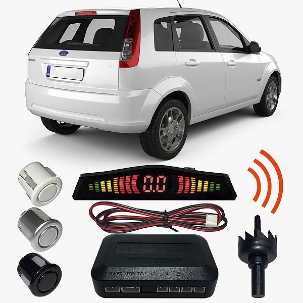 Sensor Estacionamento Ré Fiesta com Display 4 pontos