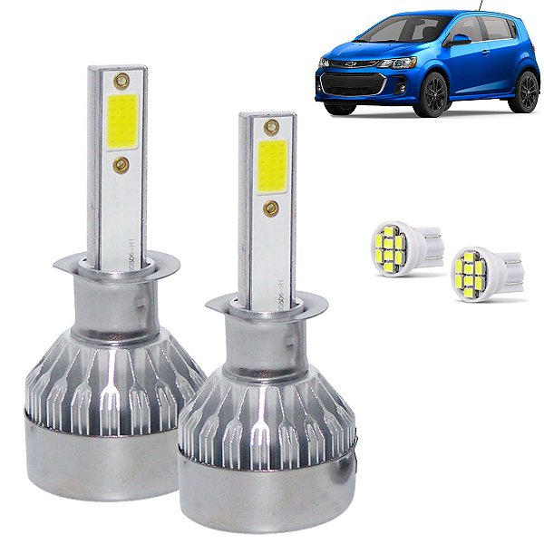 Kit Super Led Sonic Farol Alto H1 20000 Lumens