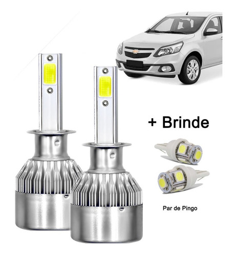 Kit Lâmpada Super Led Agile 2013 A 2016 Farol Milha