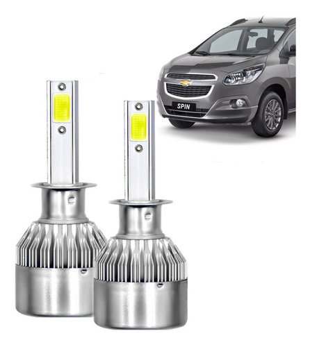 Kit Super Led Spin Farol Milha H27 20000 Lumens