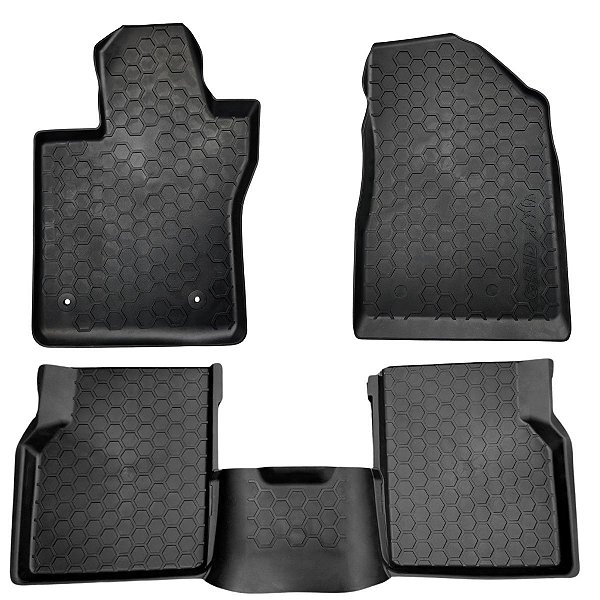Tapete Bandeja Borracha Borda Alta Jeep Compass 2016 a 2024