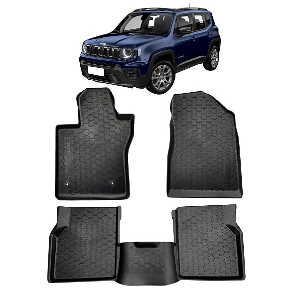 Tapete Bandeja Borracha Borda Alta Jeep Renegade Todos