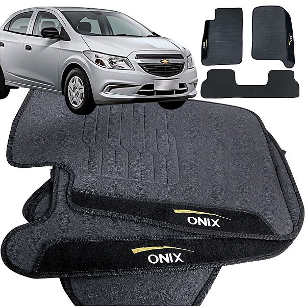 Tapete pra Carro Borrachao Onix 2012 a 2017 3 Peças