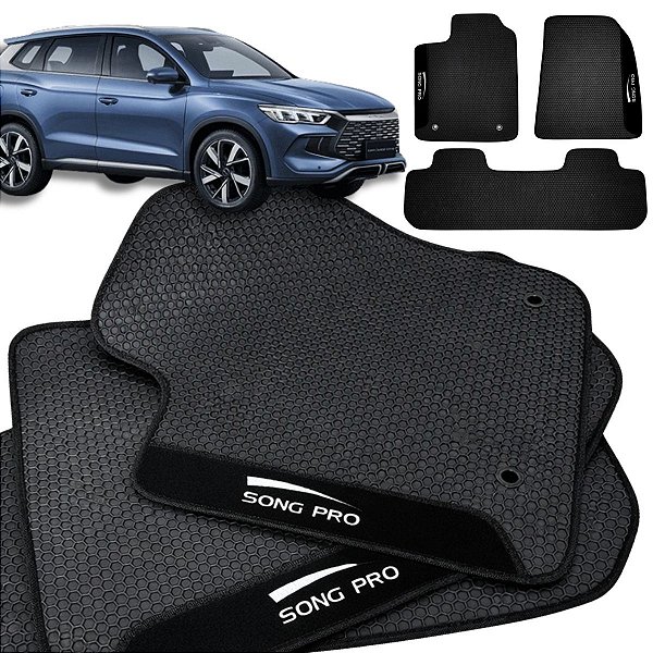 Tapete Borracha BYD Song Pro Sob Medida Antiderrapante 2025/...