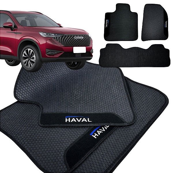 Jogo Tapete Borracha Carro Haval H6 2023 a 2026 Tipo Comeia