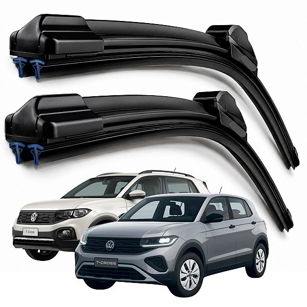 Par Palheta Limpador ParaBrisa T-Cross 2019 2020 2021 2022 2023 2024 2025 2026 Dianteiro Encaixe Original