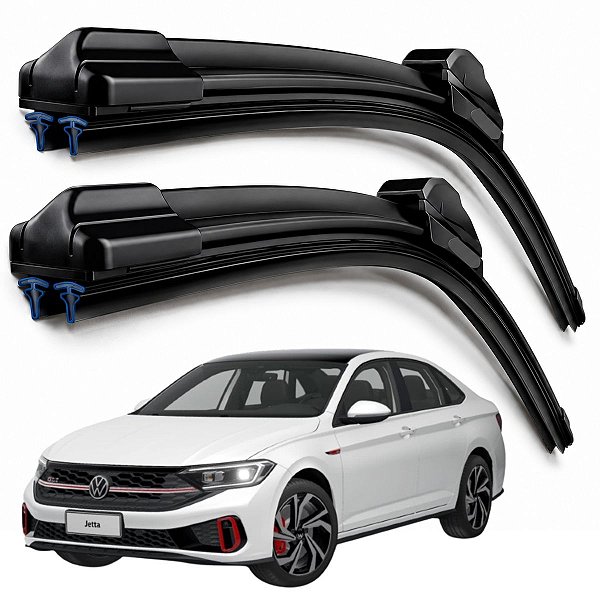 Par Palheta Limpador ParaBrisa Jetta 2018 2019 2020 2021 2022 2023 2024 2025 2026 Dianteiro Encaixe Original