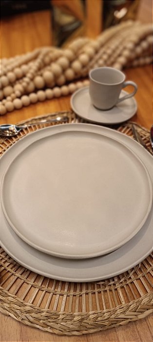 Prato de Sobremesa Bio Stoneware Vit Ø21,5cm