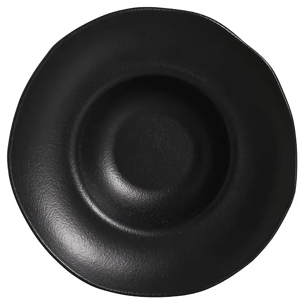 Pratos de Massa Orgânico Preto Matte Ø28x6,5cm 450ml
