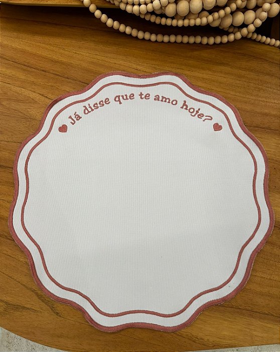 Americano BR Bordado Rosa ''Já Disse Que Te Amo Hoje''