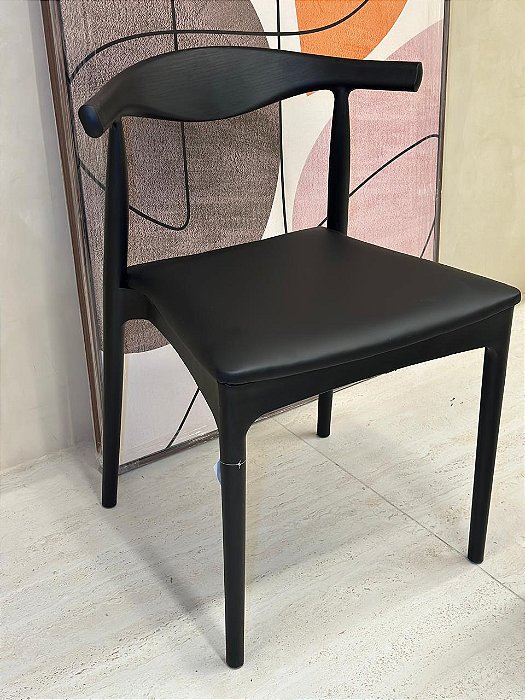 Cadeira Cora Preto PU