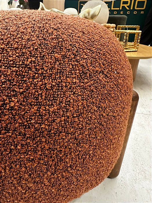 Puff Casulo Boucle Damasco