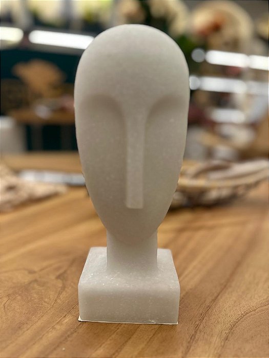 Escultura Face Em Polirresina