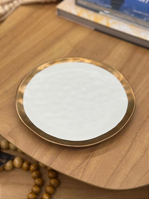 Prato Sobremesa Porcelana Dubai