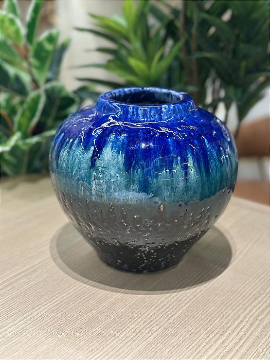 Vaso Decorativo Cerâmica 19x21