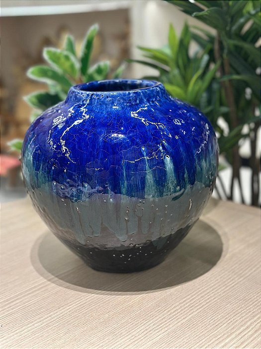Vaso Decorativo Cerâmica 22x25