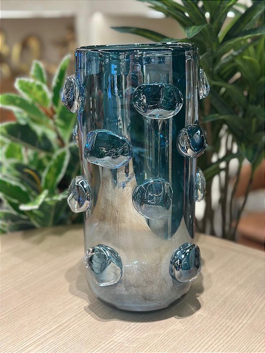 Vaso Vidro Azul