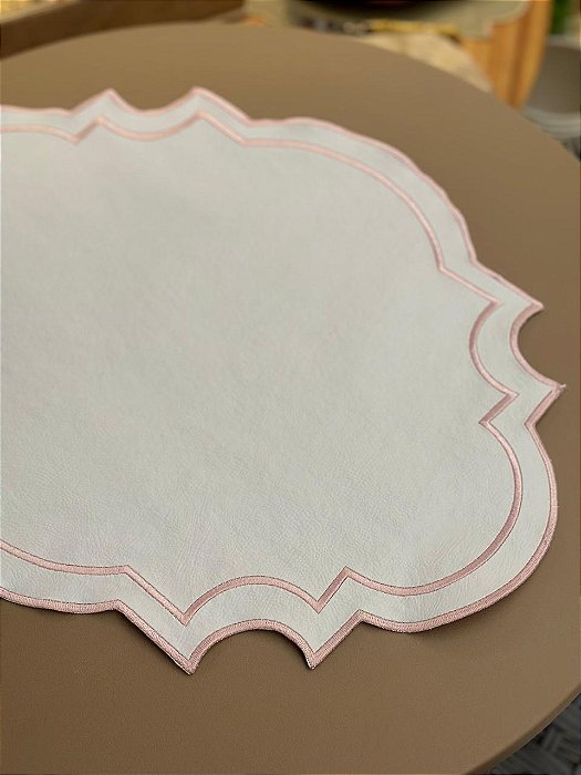 Americano Courino Rosa e Branco Dupla Face