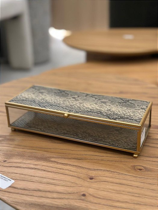 Porta Joias Vidro Cobra