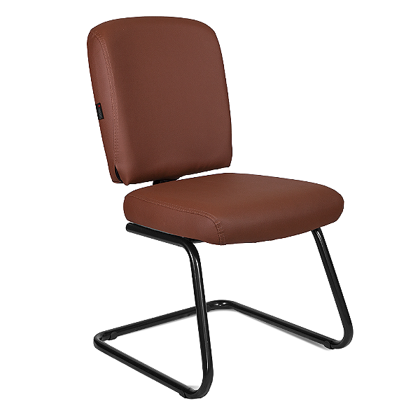 Cadeira Viena Fraque executiva fixa sem braços