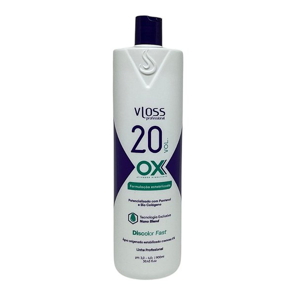 Água Oxigenada - Ox Vloss Vl.20 900ML