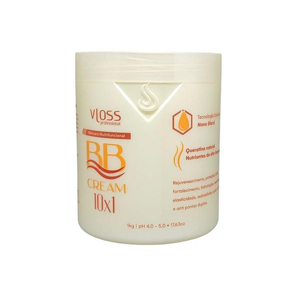 MÁSCARA DE NUTRIÇÃO BB CREAM VLOSS 10X1 1K