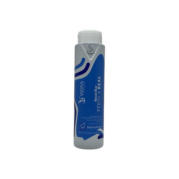 Máscara de Hidratação Matizadora Vloss Blond Star Pérola Real 500ml
