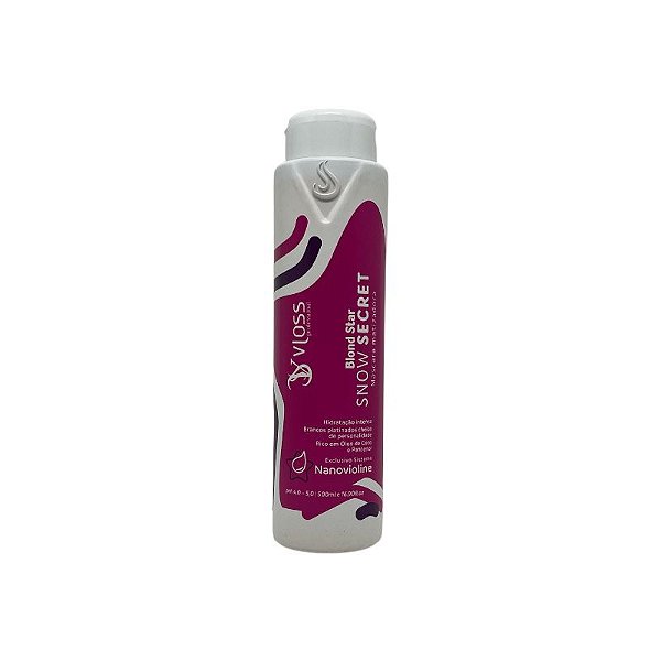 Máscara de  Hidratação Matizadora Vloss Wine Star Marsala Real 500ml