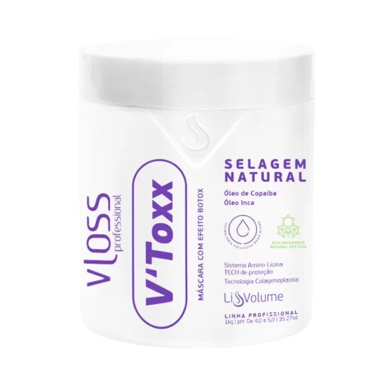 Btx V-Toxx Selagem Natural Vloss Classic 1K