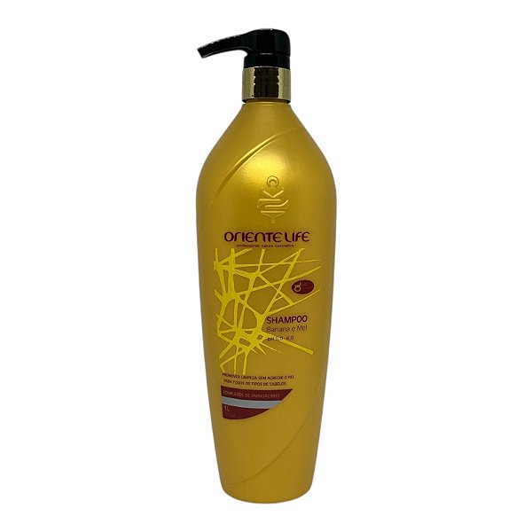 SHAMPOO BANANA E MEL ORIENTE LIFE 1L