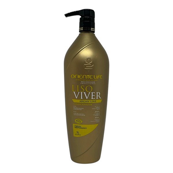 Condicionador Oriente Life Pós Química Liso Viver 1L