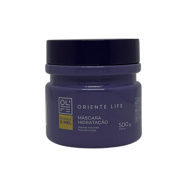 MÁSCARA DE HIDRATAÇÃO ORIENTE LIFE BANANA E MEL 500G