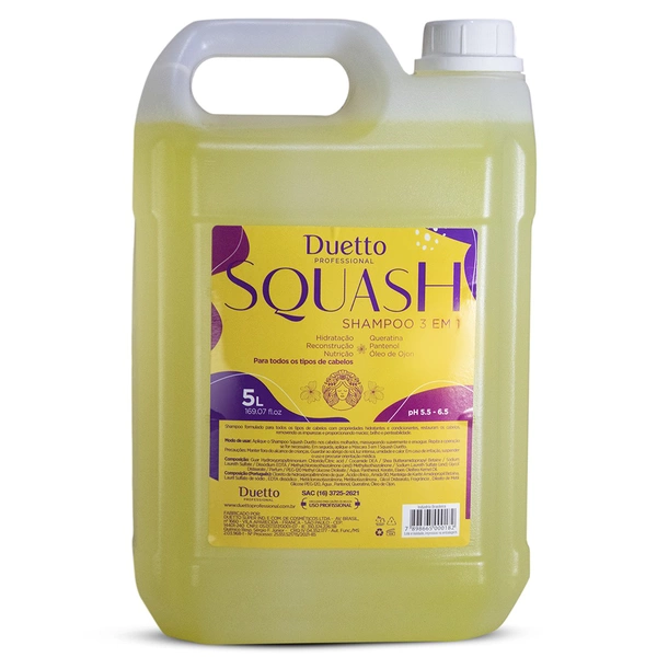 SHAMPOO DUETTO LAVATÓRIO SQUASH 5L