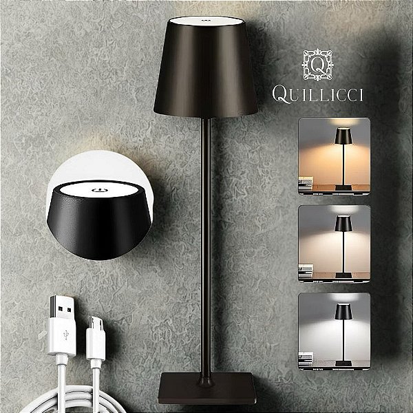 Luminária de Mesa Retrátil