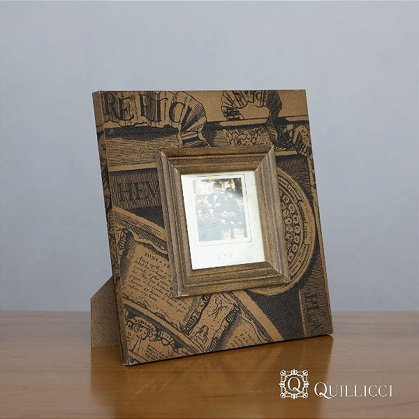 SPR0142-PORTA RETRATO DE MADEIRA